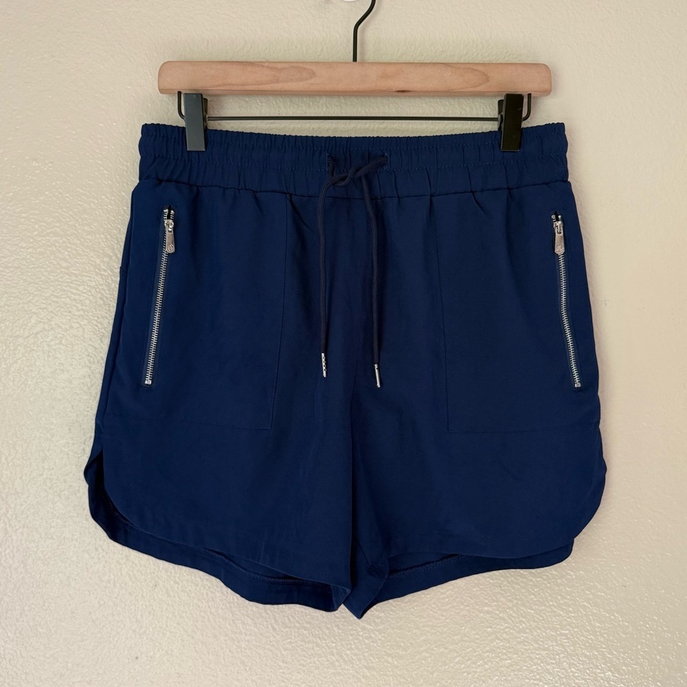 Adrienne Vittadini Dark Blue Athletic Shorts
